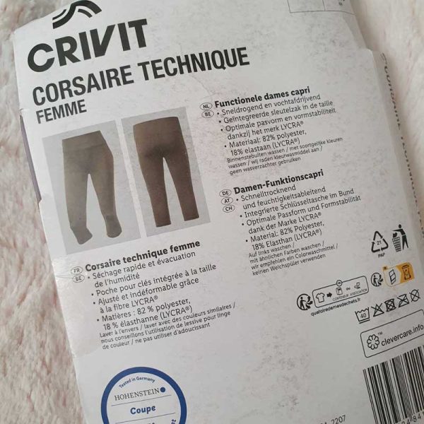 لگینگ ورزشی زنانه زیر زانو کریویت کد Z-JS298 - Image 3