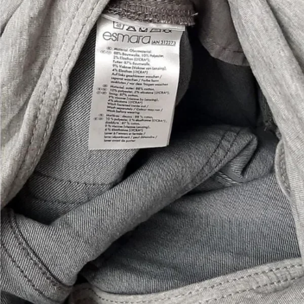 شلوارک جین بارداری اسمارا کد Z-YVB65 - Image 2