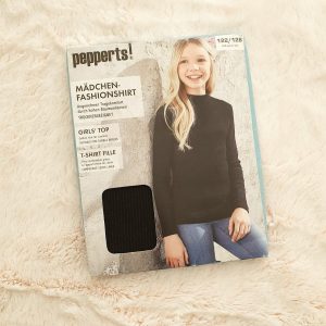 تیشرت آستین بلند دخترانه پیپرتس کد Z-YT78