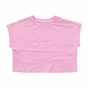 تیشرت کراپ دخترانه اچ اند ام کد Z-DFD43