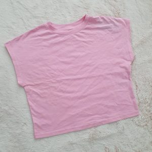 تیشرت کراپ دخترانه اچ اند ام کد Z-DFD43