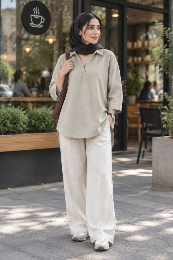 شومیز زنانه زارا کد Z-TSD34 - تصویر 6