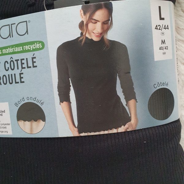 تیشرت آستین بلند کبریتی زنانه کد Z-SA65 - Image 4