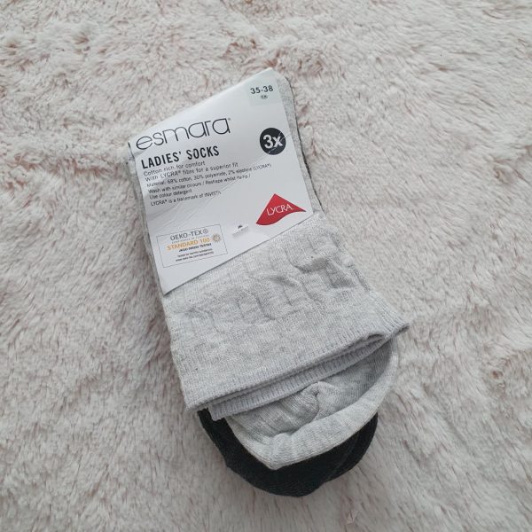 جوراب زنانه اسمارا کد Z-HDF54 بسته 3 عددی - Image 3