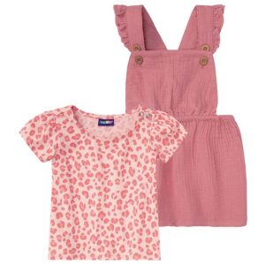 ست تی شرت و سارافون نوزادی لوپیلو مدل Z-YT56