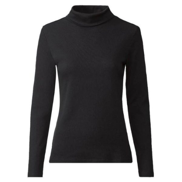 تیشرت آستین بلند یقه اسکی زنانه اسمارا کد Z-YGH67 - Image 1