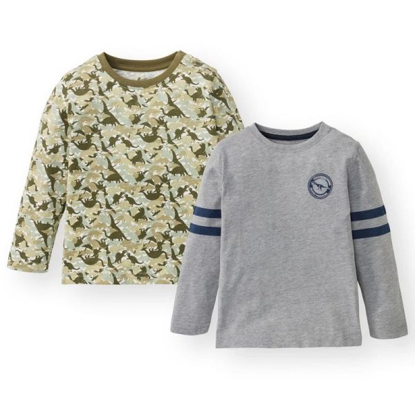 5456 تیشرت آستین بلند پسرانه لوپیلو کد Z-TF43 مجموعه 2 عددی - Image 1