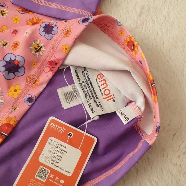 مایو دخترانه ایموجی کد Z-TS32 - Image 3