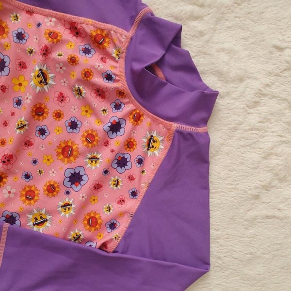 مایو دخترانه ایموجی کد Z-TS32 - Image 2