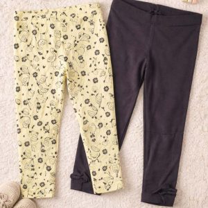 شلوار دخترانه لوپیلو کد Z-SX32 مجموعه 2 عددی