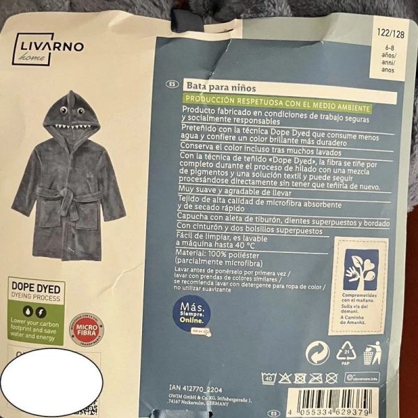 حوله بچگانه لیوارنو کد Z-TD32 - Image 3