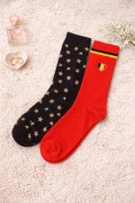 جوراب ساق بلند لیدل کد Z-GD11 مجموعه 2 عددی - Image 5