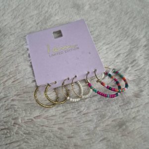 گوشواره زنانه آی ام کد Z-TG65 مجموعه 3 عددی