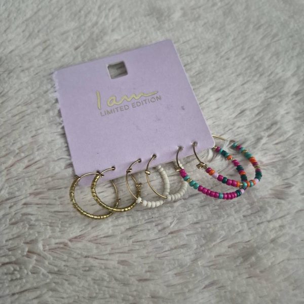 گوشواره زنانه آی ام کد Z-TG65 مجموعه 3 عددی - Image 1