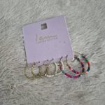 گوشواره زنانه آی ام کد Z-TG65 مجموعه 3 عددی - Image 2