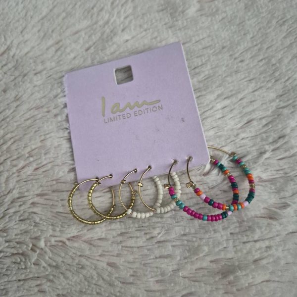 گوشواره زنانه آی ام کد Z-TG65 مجموعه 3 عددی - Image 2