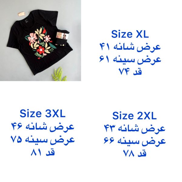 تیشرت زنانه اسمارا کد Z-TR11 - Image 4