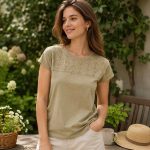 تیشرت زنانه اسمارا کد Z-HR60 - Image 2