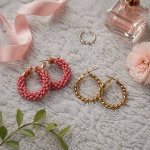گوشواره زنانه آی ام کد Z-HB65 مجموعه 2 عددی