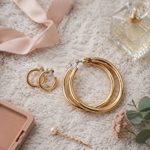 گوشواره زنانه آی ام کد Z-HB56 مجموعه 2 عددی