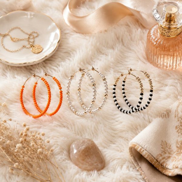 گوشواره زنانه آی ام کد Z-UH67 مجموعه 3 عددی - Image 2
