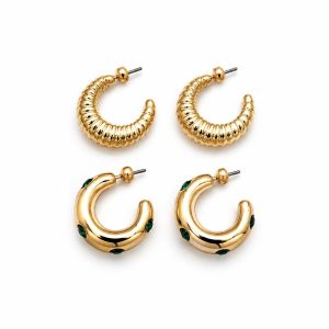 گوشواره زنانه آی ام کد Z-TE11 مجموعه 2 عددی