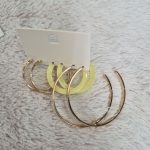 گوشواره زنانه آی ام کد Z-TF09 مجموعه 3 عددی - Image 2