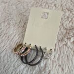 گوشواره زنانه آی ام کد Z-H67 مجموعه 3 عددی - تصویر 2