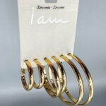 گوشواره زنانه آی ام کد Z-H57 بسته 3 عددی - تصویر 2