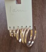 گوشواره زنانه آی ام کد Z-H57 بسته 3 عددی - تصویر 4