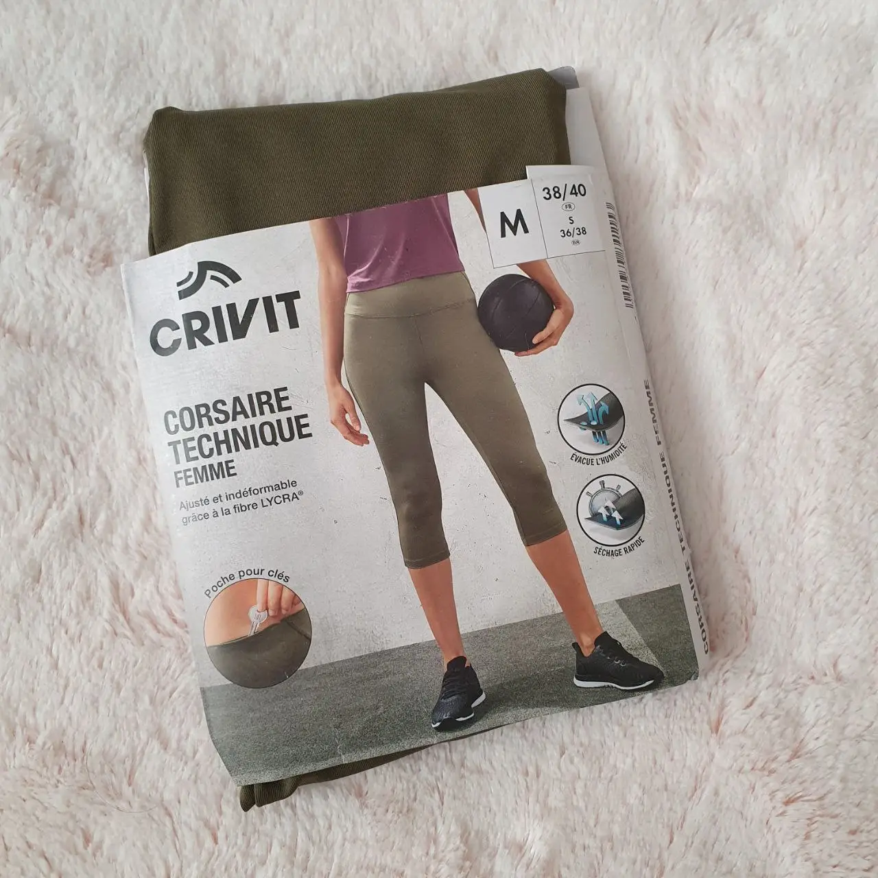 لگینگ ورزشی زنانه زیر زانو کریویت کد Z-JS298 - Image 1