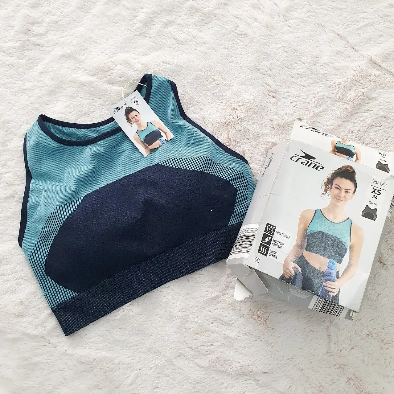 11 (2) نیم تنه ورزشی زنانه کرین کد Z-YF45 - Image 1