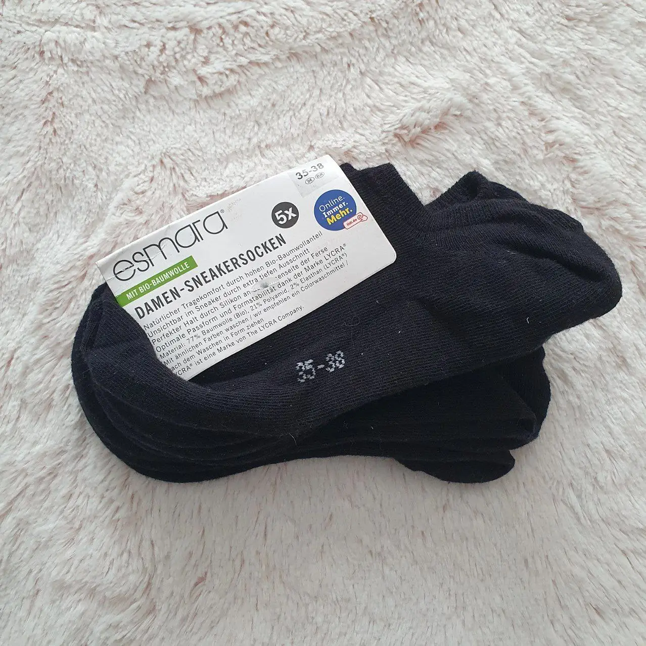 جوراب مچی زنانه اسمارا کد Z-YSD908 بسته 5 عددی - Image 2