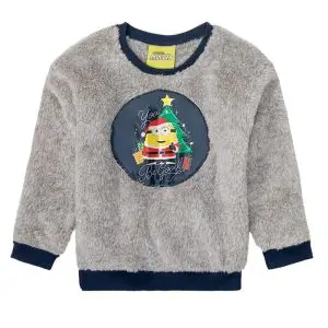 سویشرت پسرانه طرح مینیون کد Z-HGJ76