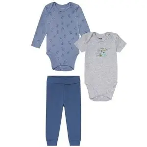 ست 3 تکه بادی و شلوار نوزاد لوپیلو کد Z-TC45