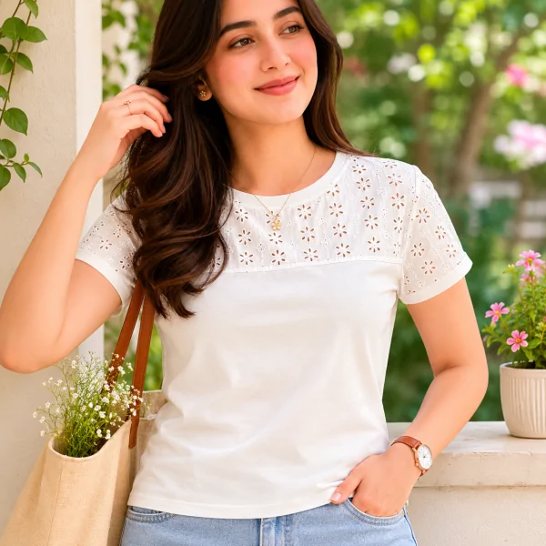 تیشرت زنانه اسمارا کد Z-HD75 - Image 7